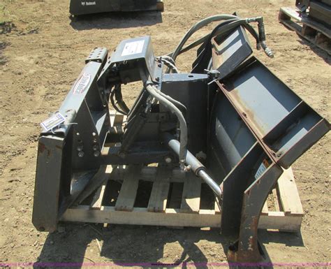 hydraulic skid steer plow|60 skid steer snow plow.